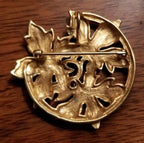 Metropolitan Museum of Art - Gold Wash Leaf Brooch