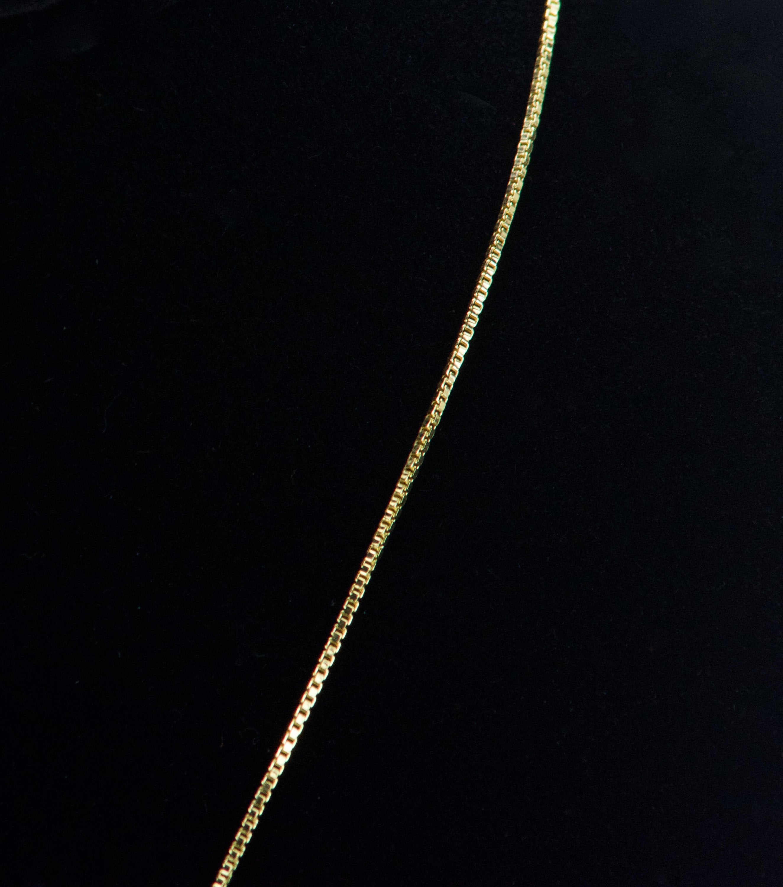 Gold Tone Sterling Silver Chain with Iridescent Heart Shape Crystal Pendant Set in Gold Tone Sterling