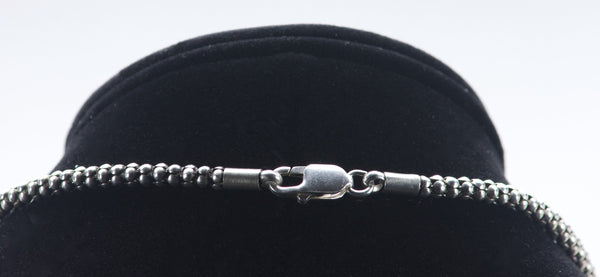 Sterling Silver Popcorn Link Chain