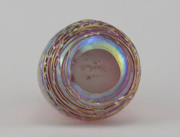 Textured Iridescent Egg Paperweight