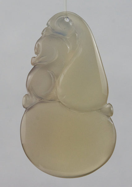 Beautifully Carved and Polished Jade Pendant