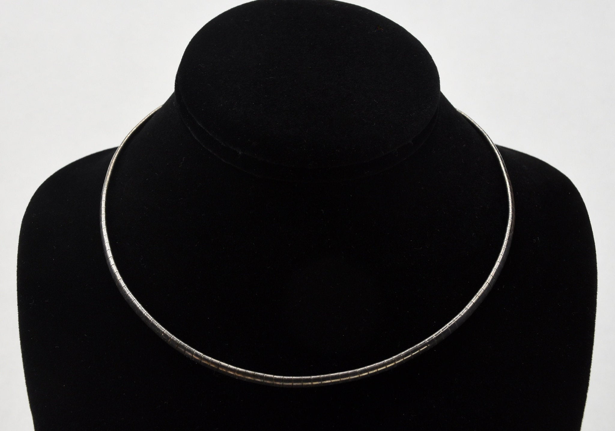 Vintage Italian Sterling Silver Omega Link - 16"