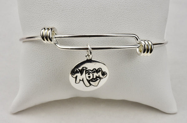 Extraordinary Life - Sterling Silver Mom Charm Bracelet