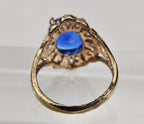 Simulated Sapphire Costume Ring - Size 8