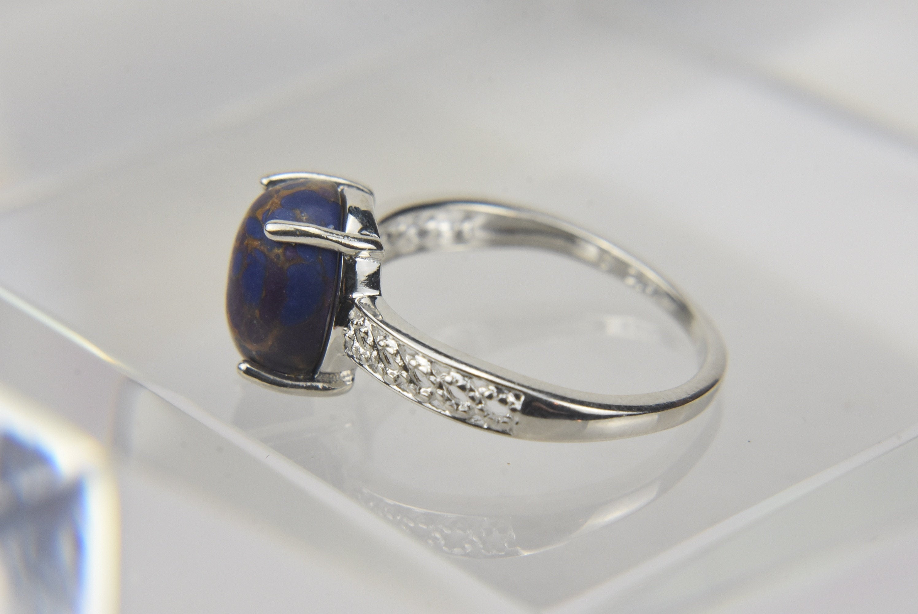 Mojave Purple! Turquoise Sterling Ring - Size 9