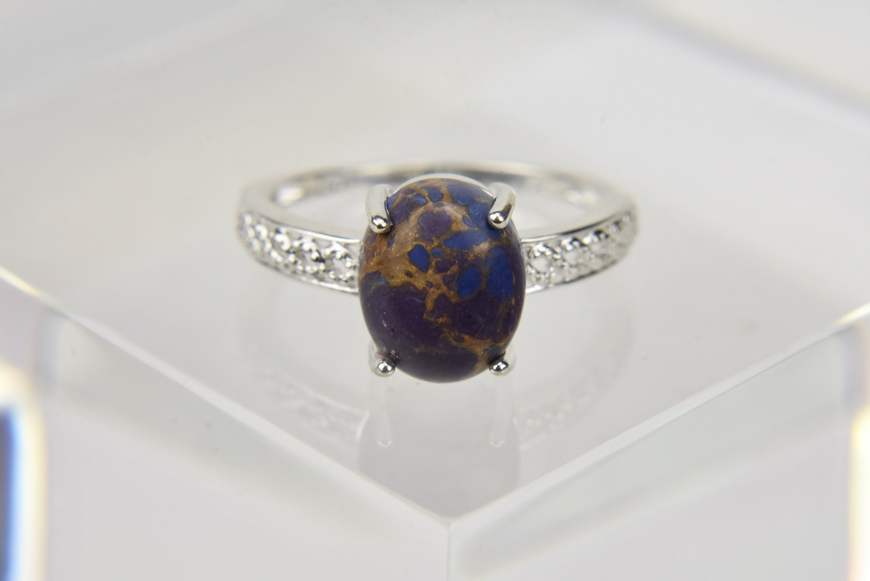 Mojave Purple! Turquoise Sterling Ring - Size 9