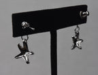 Silver Starfish Earrings