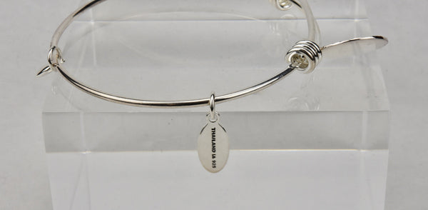 Extraordinary Life - Sterling Silver "B" Charm Bracelet