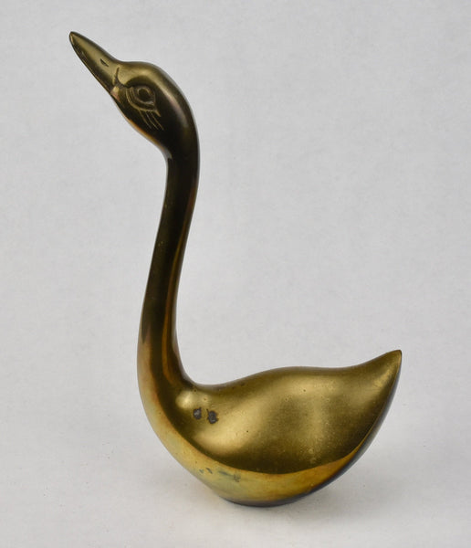 Brass Swan Figurine