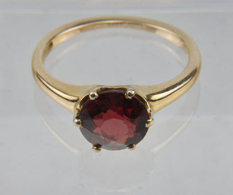 Mermod & Jaccard - 18k Solid Gold Ring with Red Spinel - Size 5.5