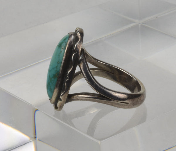 Beautifully Colored Turquoise Ring - Size 6.75
