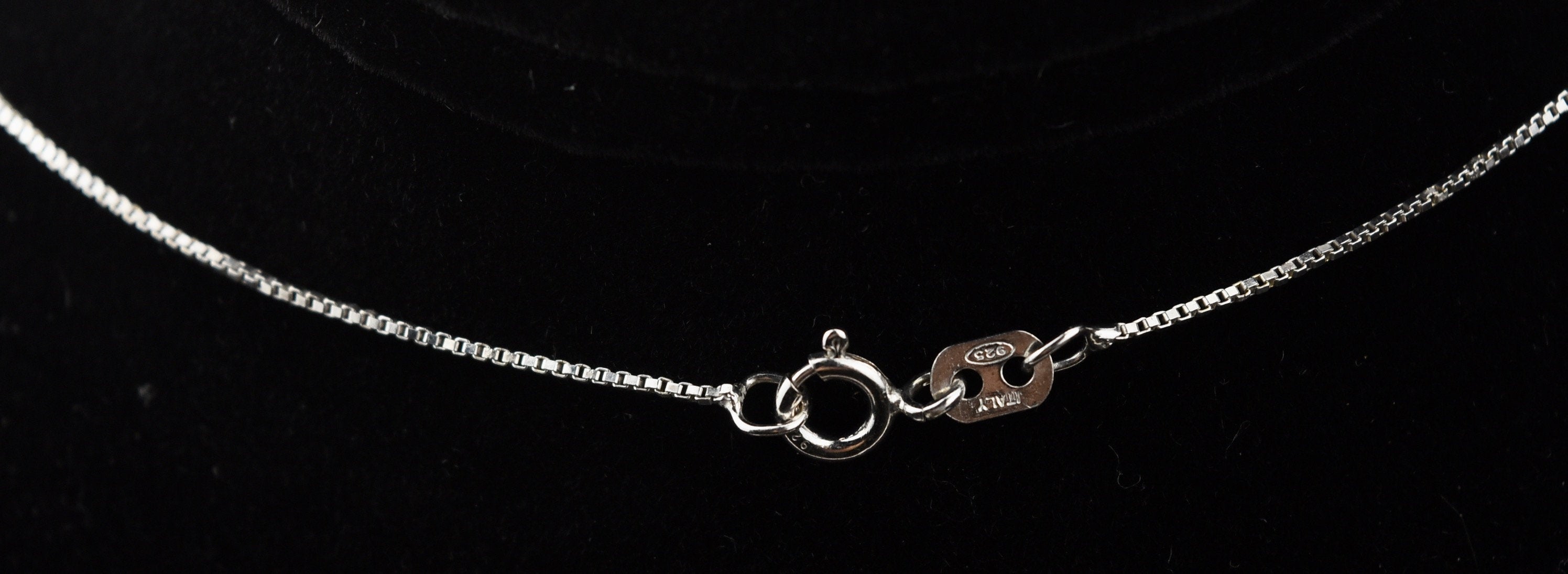 Stalactite? Slice Mounted on Sterling Pendant on Sterling Silver Chain Necklace - 24"