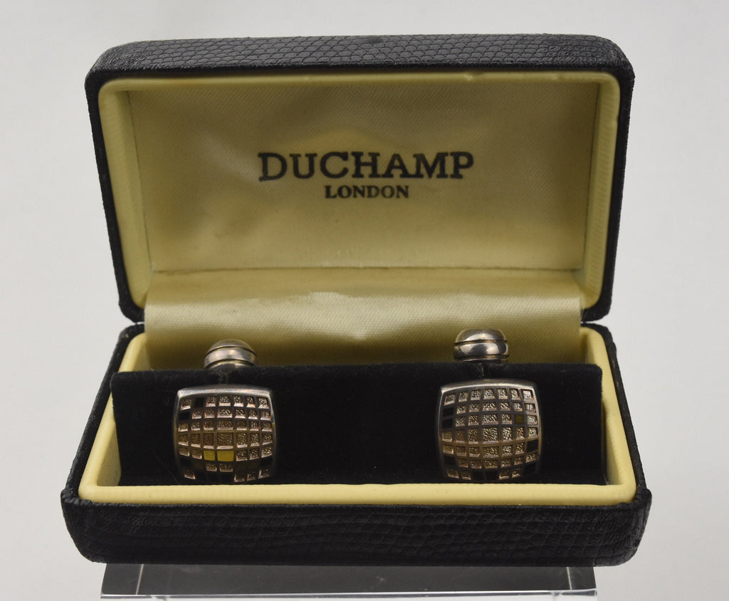 Duchamp - Vintage Sterling Silver Cufflinks in Box