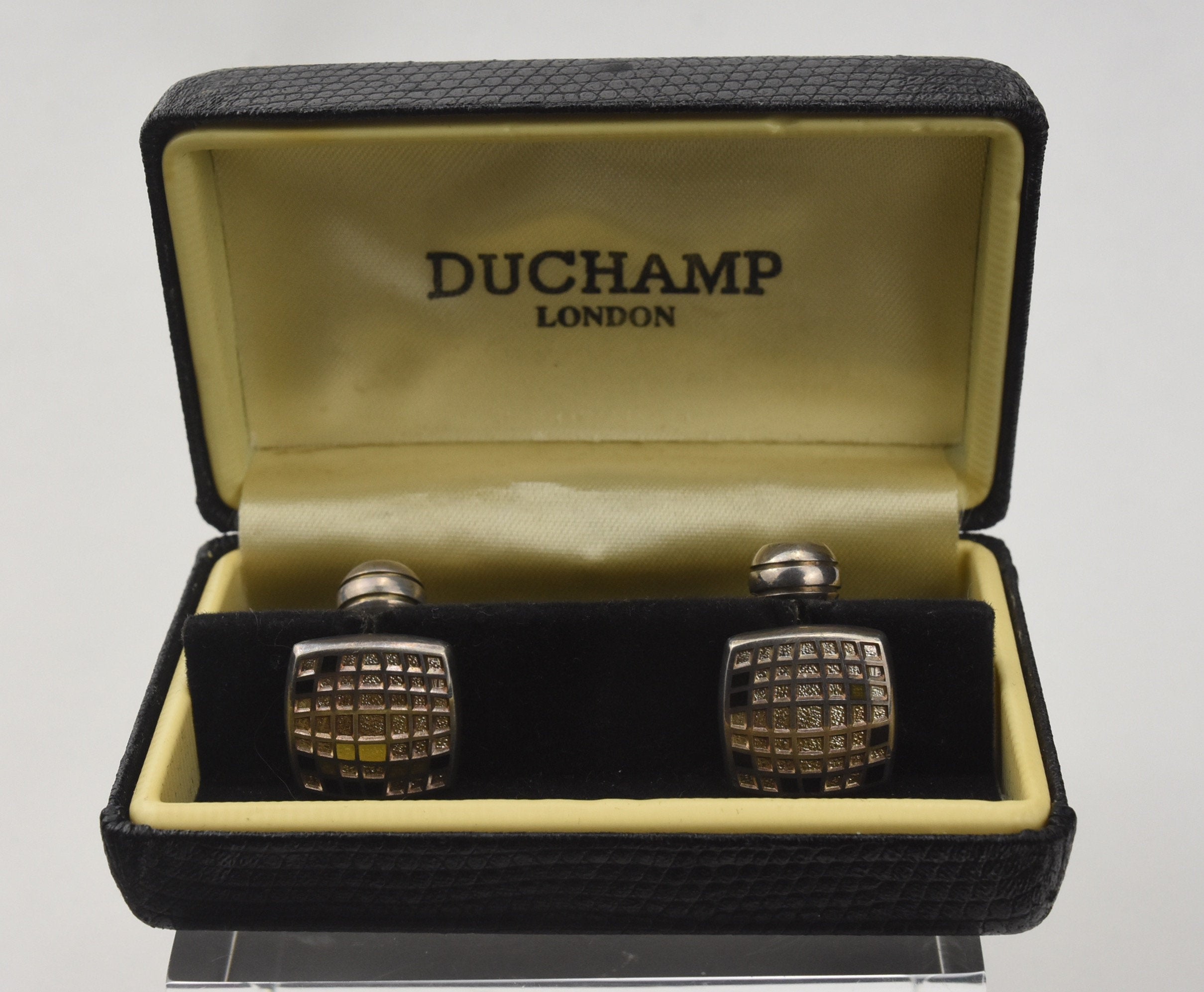 Duchamp - Vintage Sterling Silver Cufflinks in Box