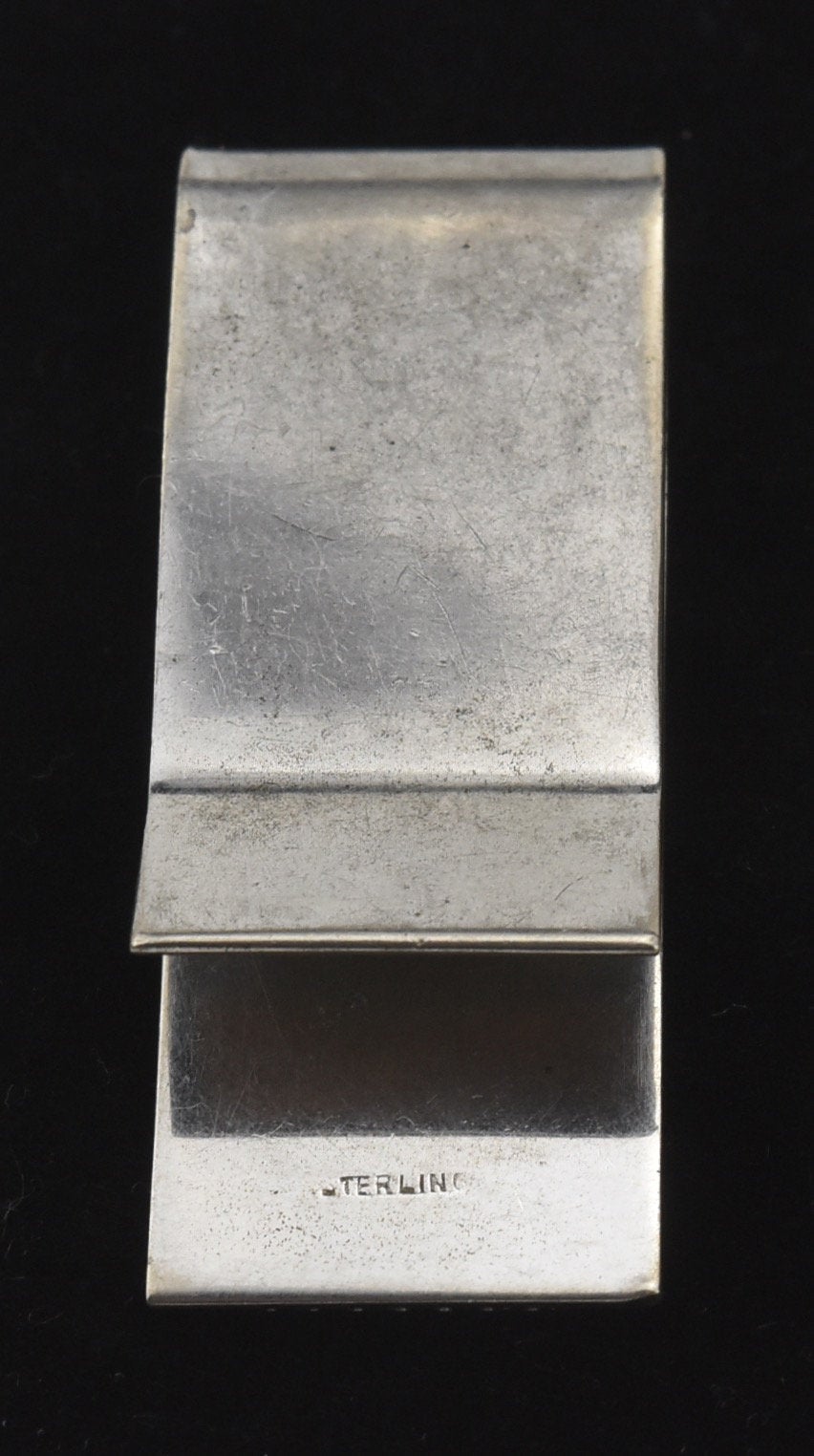 Vintage Sterling Silver Monogrammed RFK Money Clip