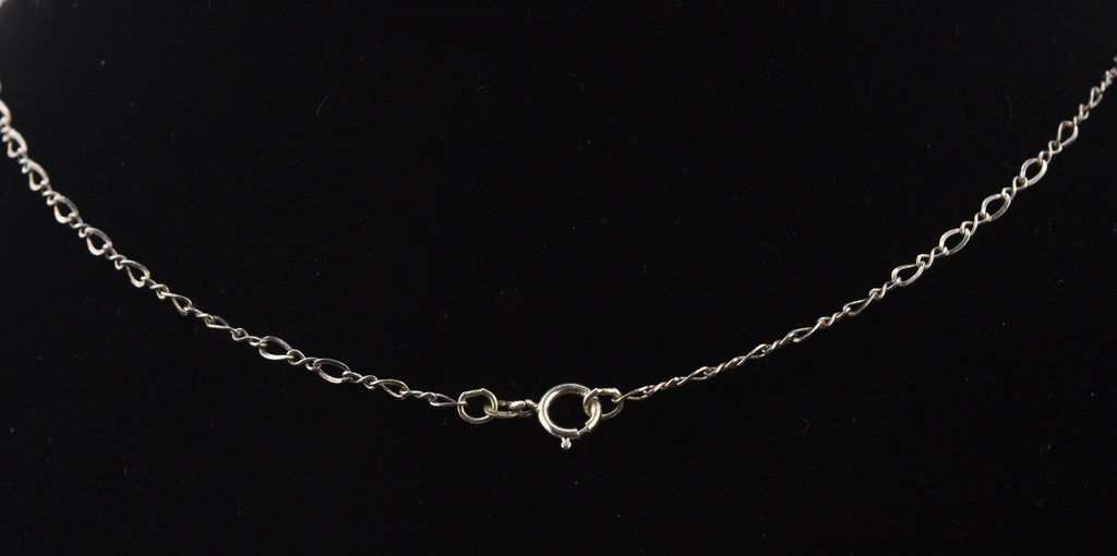 Sterling Silver Hinged Heart Pendant on Sterling Silver Chain Necklace - 21"