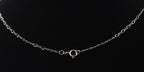 Sterling Silver Hinged Heart Pendant on Sterling Silver Chain Necklace - 21"