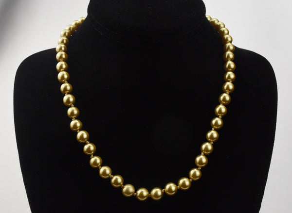 Golden Beaded Necklace