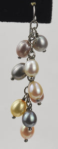 SINGLE Multi Color Pearl Dangle Earring
