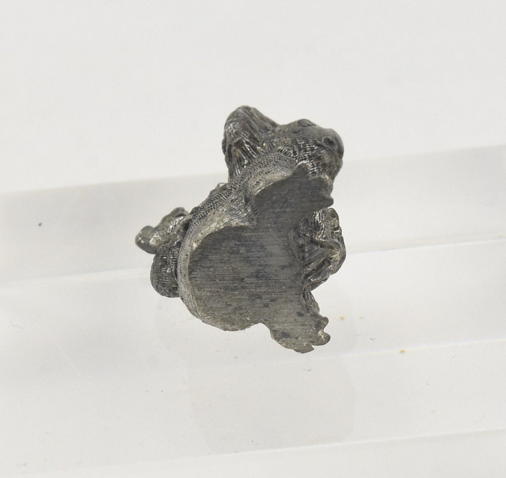 Cast Lead Koala and Baby Figurine