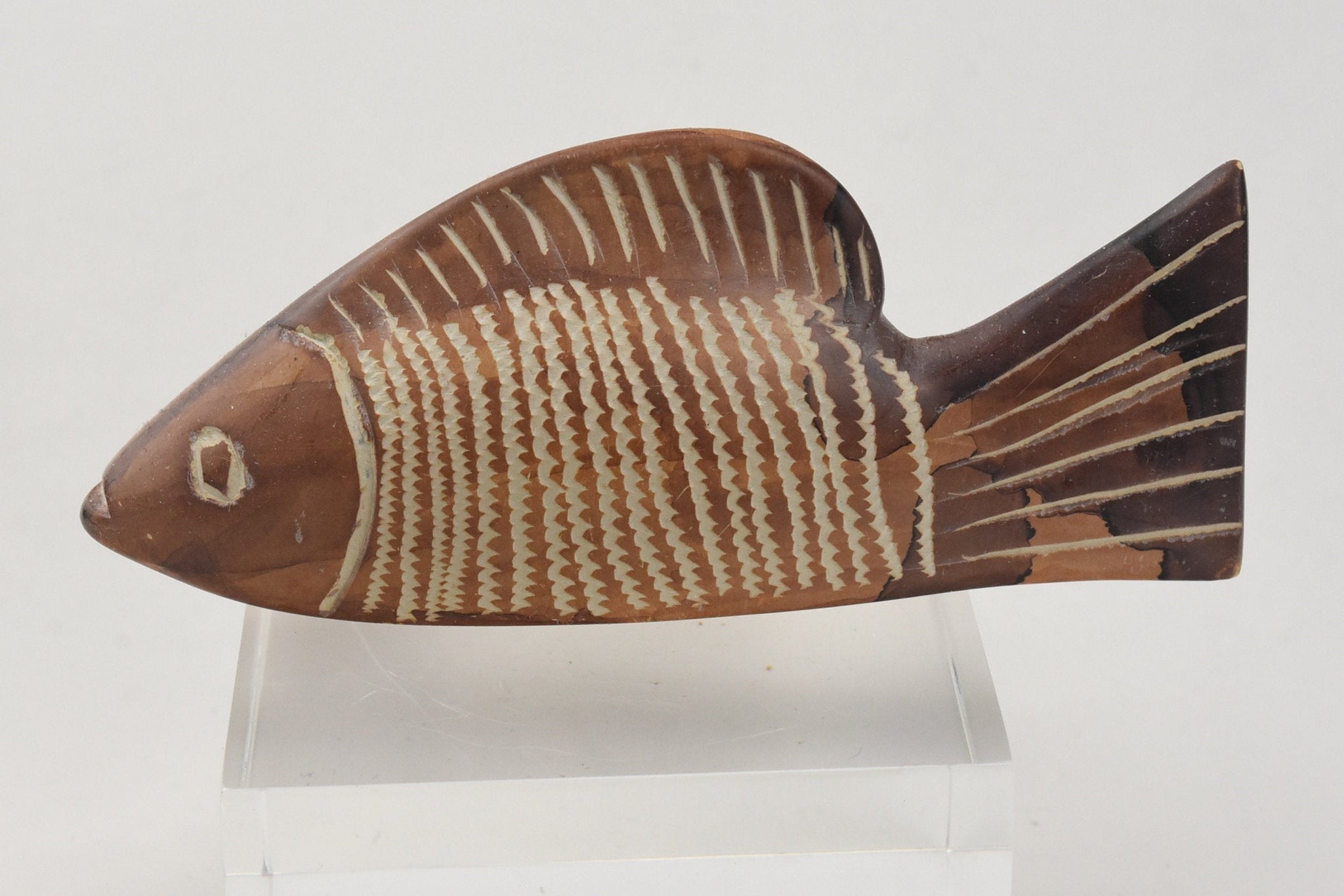 Ceramic Fish Folk Art