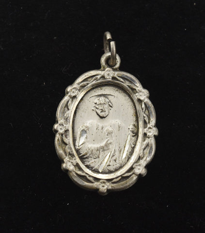 Bliss - Sterling Silver Jesus Plaque Pendant