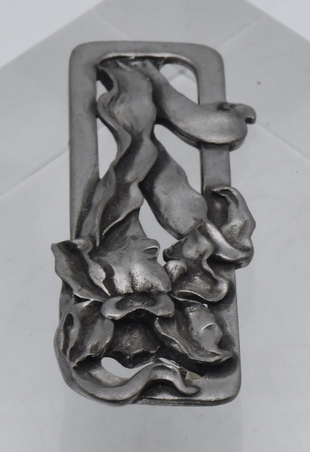Seagull Pewter - Vintage Pewter Iris Flower Brooch