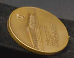 Vintage Bronze Knesset Jerusalem Medallion