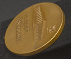 Vintage Bronze Knesset Jerusalem Medallion