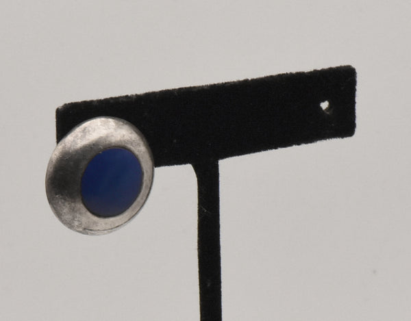 UNMATCHED Vintage Sterling Silver Lapis Lazuli Stud Earring