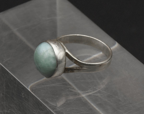 Vintage Larimar Sterling Silver Ring - Size 7.25