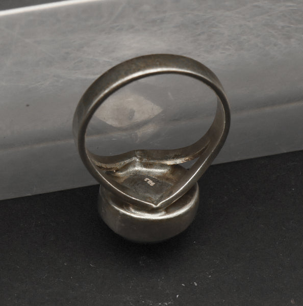 Vintage Larimar Sterling Silver Ring - Size 7.25