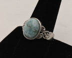 Vintage Larimar Sterling Silver Ring - Size 9