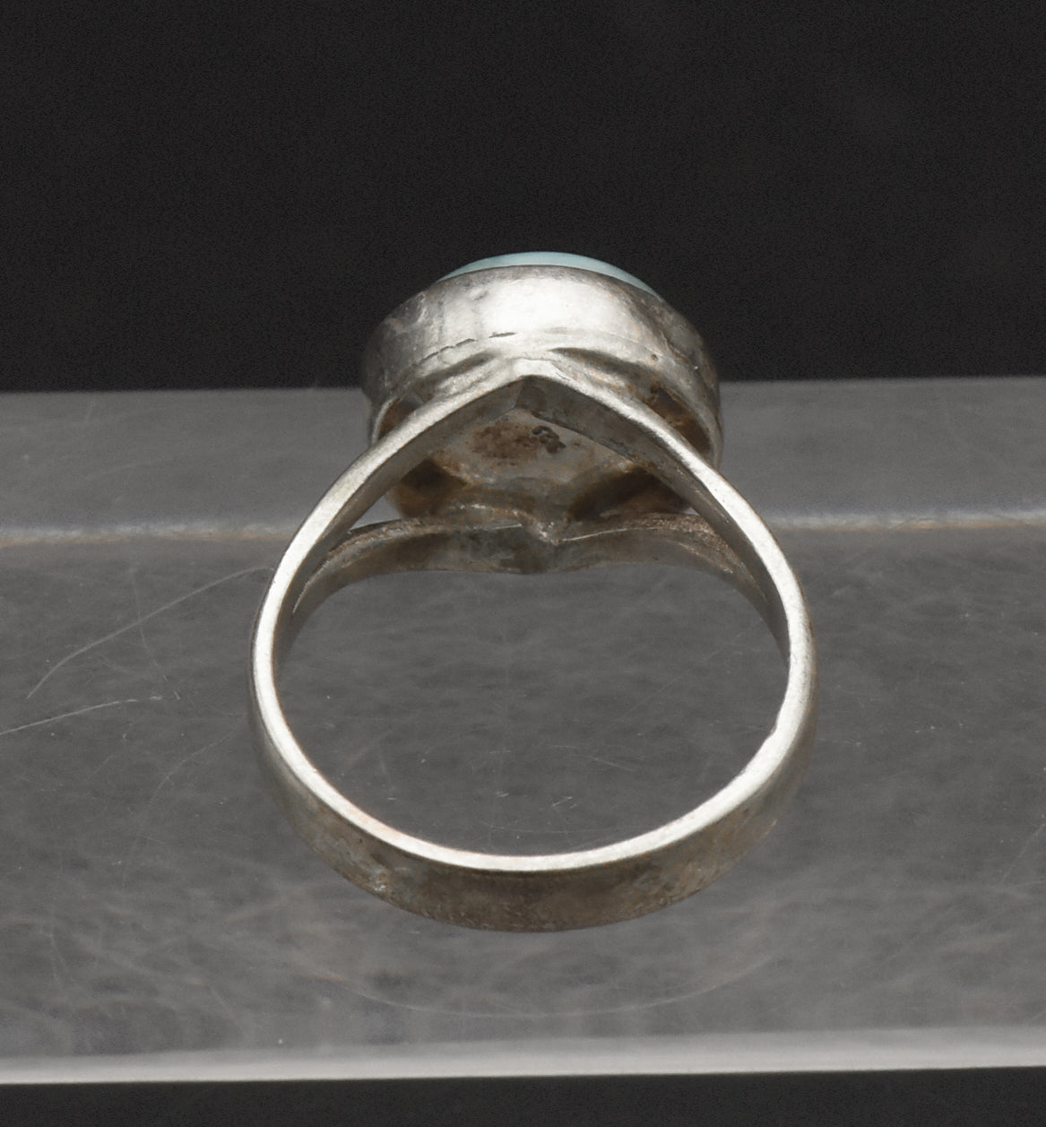 Vintage Larimar Sterling Silver Ring - Size 7.25