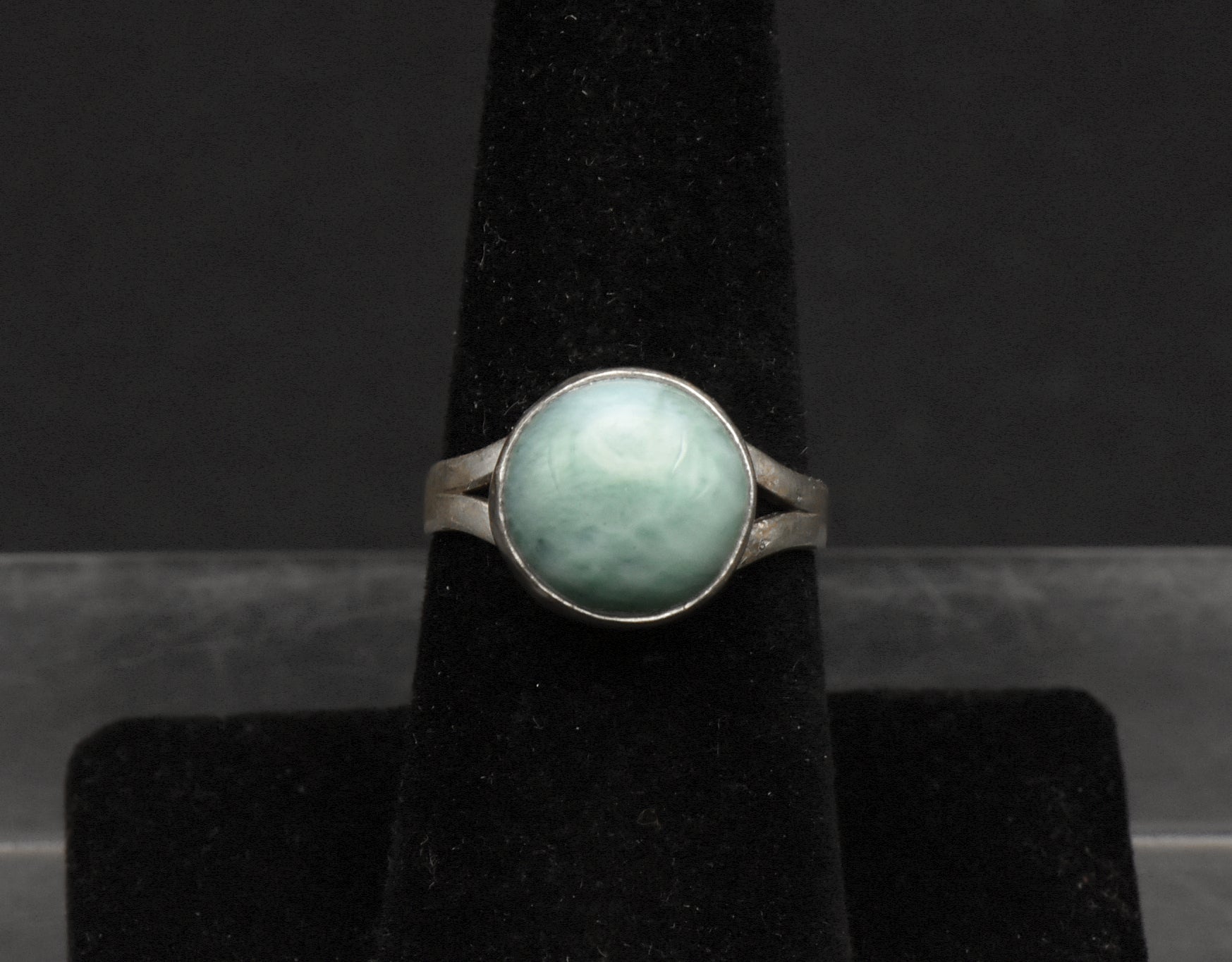 Vintage Larimar Sterling Silver Ring - Size 7.25