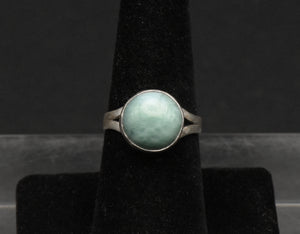 Vintage Larimar Sterling Silver Ring - Size 7.25