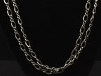 Vintage Sterling Silver Four Foot Long Chain Necklace