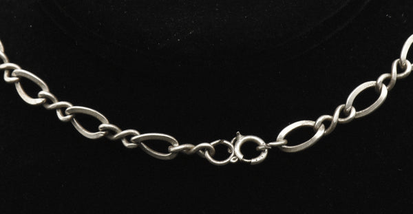 Vintage Sterling Silver Four Foot Long Chain Necklace