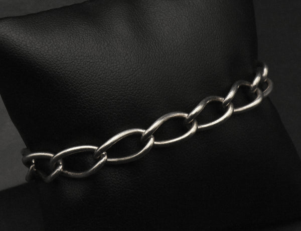 Vintage Sterling Silver Chain Link Bracelet