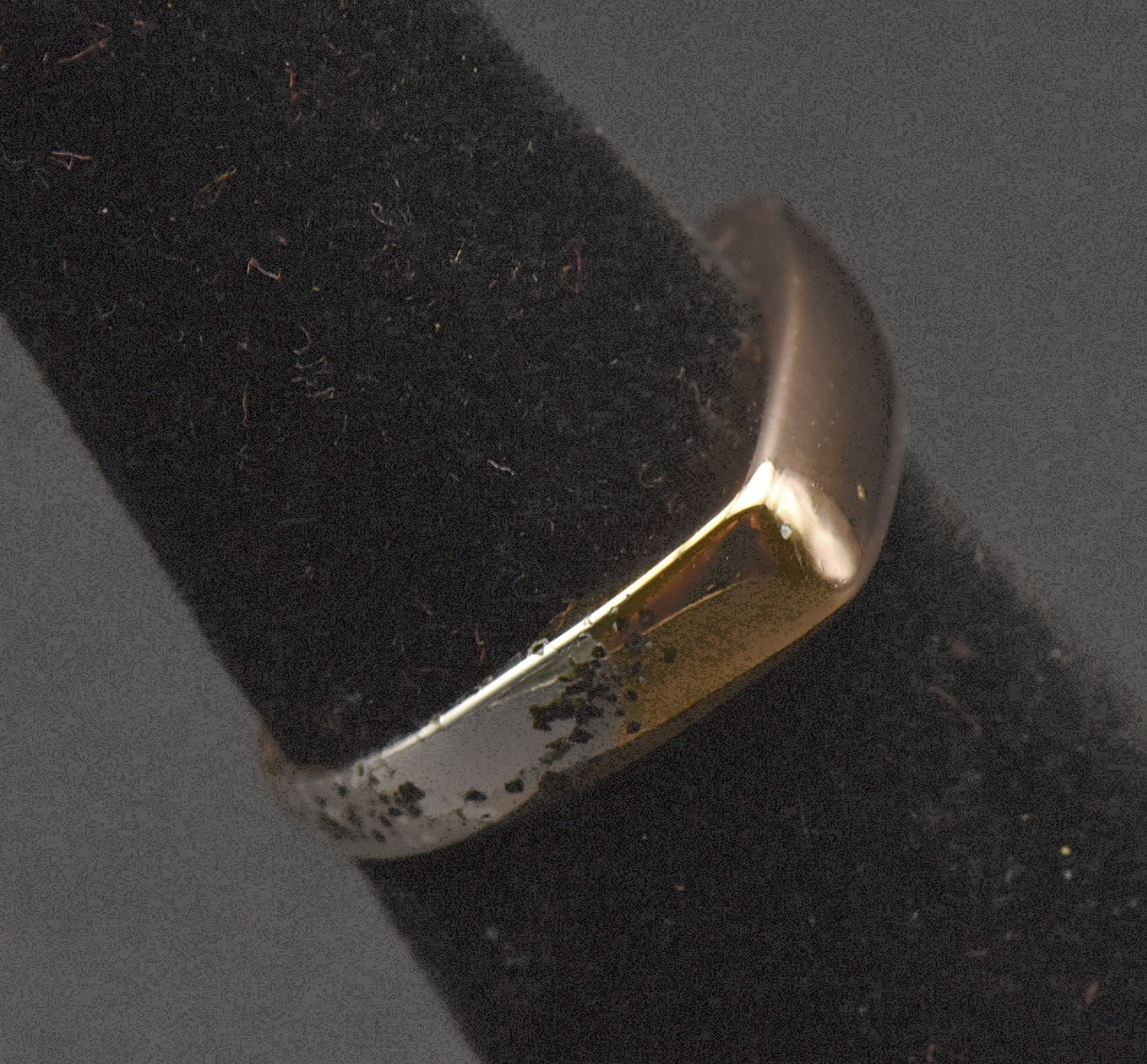 Milor - Vintage Gold Plated Sterling Silver Italian Ring - Size 4.75 DAMAGE