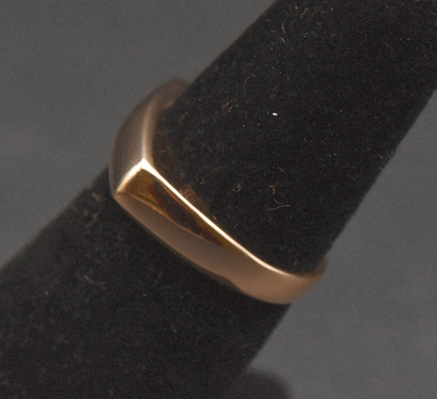 Milor - Vintage Gold Plated Sterling Silver Italian Ring - Size 4.75 DAMAGE
