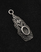 Vintage Sterling Silver Unmounted Pendant