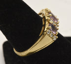 Vintage Vermeil Amethyst Ring - Size 7.75