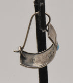 UNMATCHED Vintage Sterling Silver Blue Opal Earring