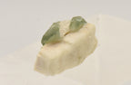 Tabular Green Apatite Crystal Cluster on Orthoclase - Brazil