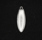 Vintage Sterling Silver Engravable Blank Oval Charm