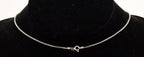 Vintage Sterling Silver Marcasite Pendant on Italian Sterling Necklace - 16"