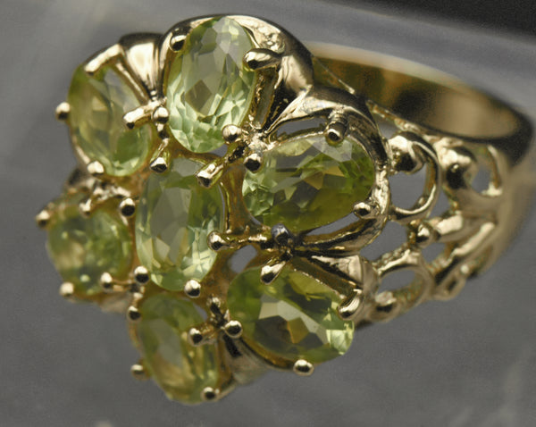 Ross-Simons - Vintage Peridot Vermeil Ring - Size 5.75
