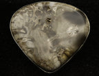 Vintage Handmade Petrified Wood Sterling Silver Pendant