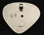 Vintage Handmade Petrified Wood Sterling Silver Pendant